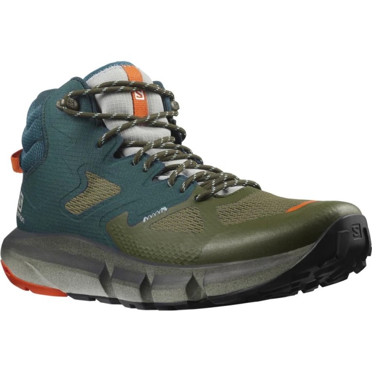 Botas Caminhada Salomon Predict Hike Mid GTX Masculino Verdes Verde Oliva | PT B97246